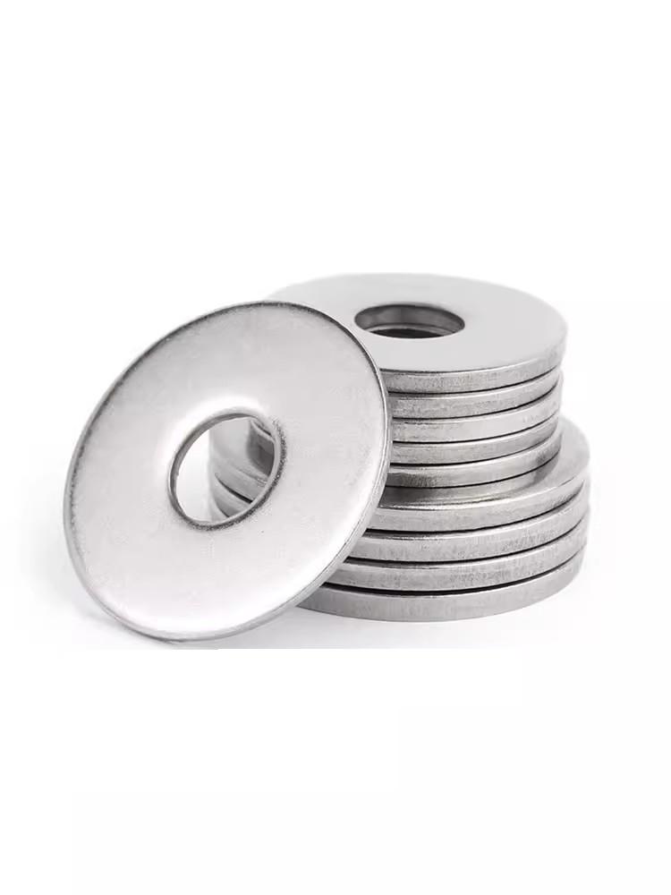 Assorted 304 Stainless Steel Round Spacers and Flat Washers M1.6-M6, 20mm M5*16*1 (10 pieces)
