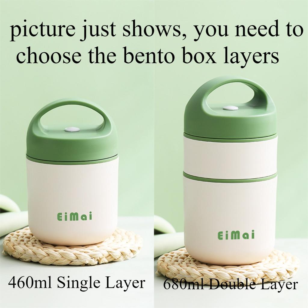 Portable Thermal Porridge Cup Insulation Lunch Box Bento Box With Insulation Bag Food Warmer Thermos Soup Cup For School Outdoor