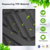 Smabee for Tesla Model Y Juniper Standard RWD 2025 2026 TPE Car Floor Mats Cargo Liner Trunk Mats Backrest Pad Accessories Black