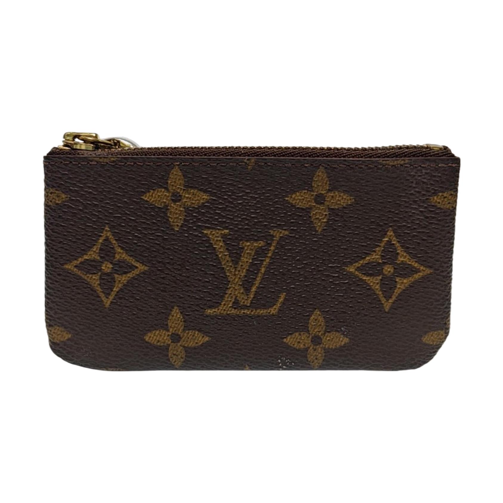 [Pre-Owned] Louis Vuitton Key Pouch  Brown Monogram Canvas  - Excellent #F3NFUL ONE SIZE