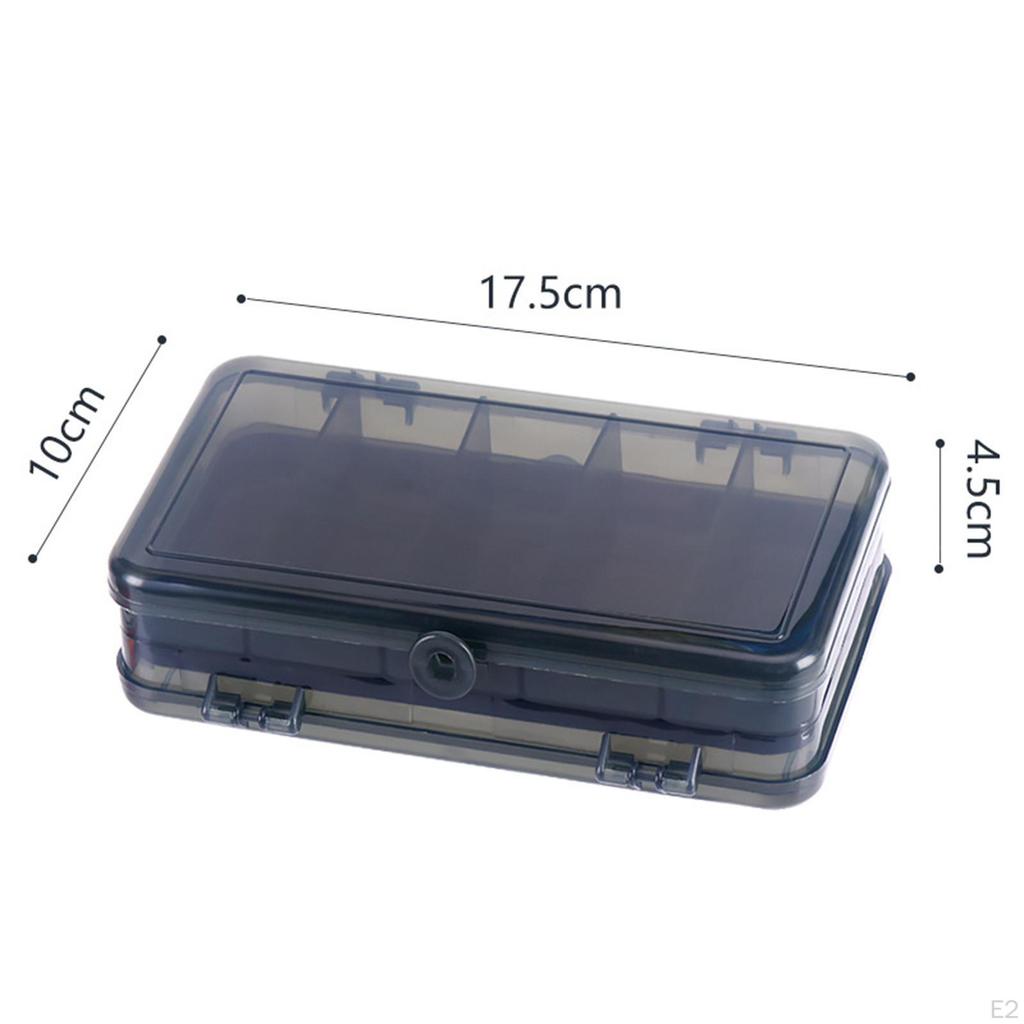 Compact Fishing Tackle Box for Freshwater and Saltwater Anglers