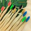 10 Pcs for a Pack Biodegradable Wooden Toothbrush Custom Logo Eco Friendly Travel Bamboo Toothbrush For Kids Adult