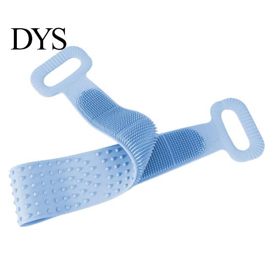 Heavy Duty Back Washer for Shower Silicone Scrubber with Dual Handles, Double Sided Exfoliating Bath Towel, Ergonomic Body Brush Handles Skin Care And