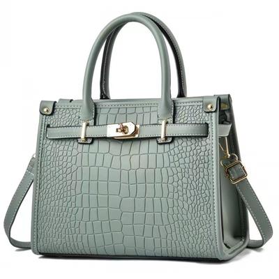 Krokodilo rašto viršutinės rankenos piniginės moterims Crossbody PU odiniai krepšiai Madingi didelės talpos dėklas su petnešėlėmis Moteriškos rankinės