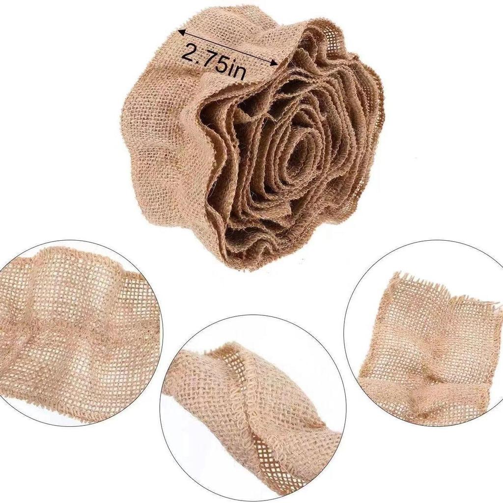 Festive Faux Linen Plaid Christmas Ribbon - Red/Black & Black/White Pleated Burlap
