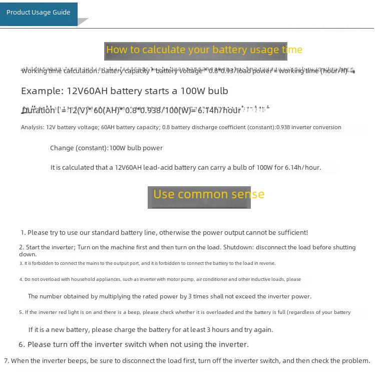 Samochodowy Falownik Solarny 3000W: 12V na 220V/110V Off-Grid Wysokiej Częstotliwości