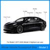 For Tesla Model 3/Y 2017-2025 Door Trim Moulding Door Seal Kit Soundproof Rubber Weather Draft Seal Strip Noise Reduction Kit
