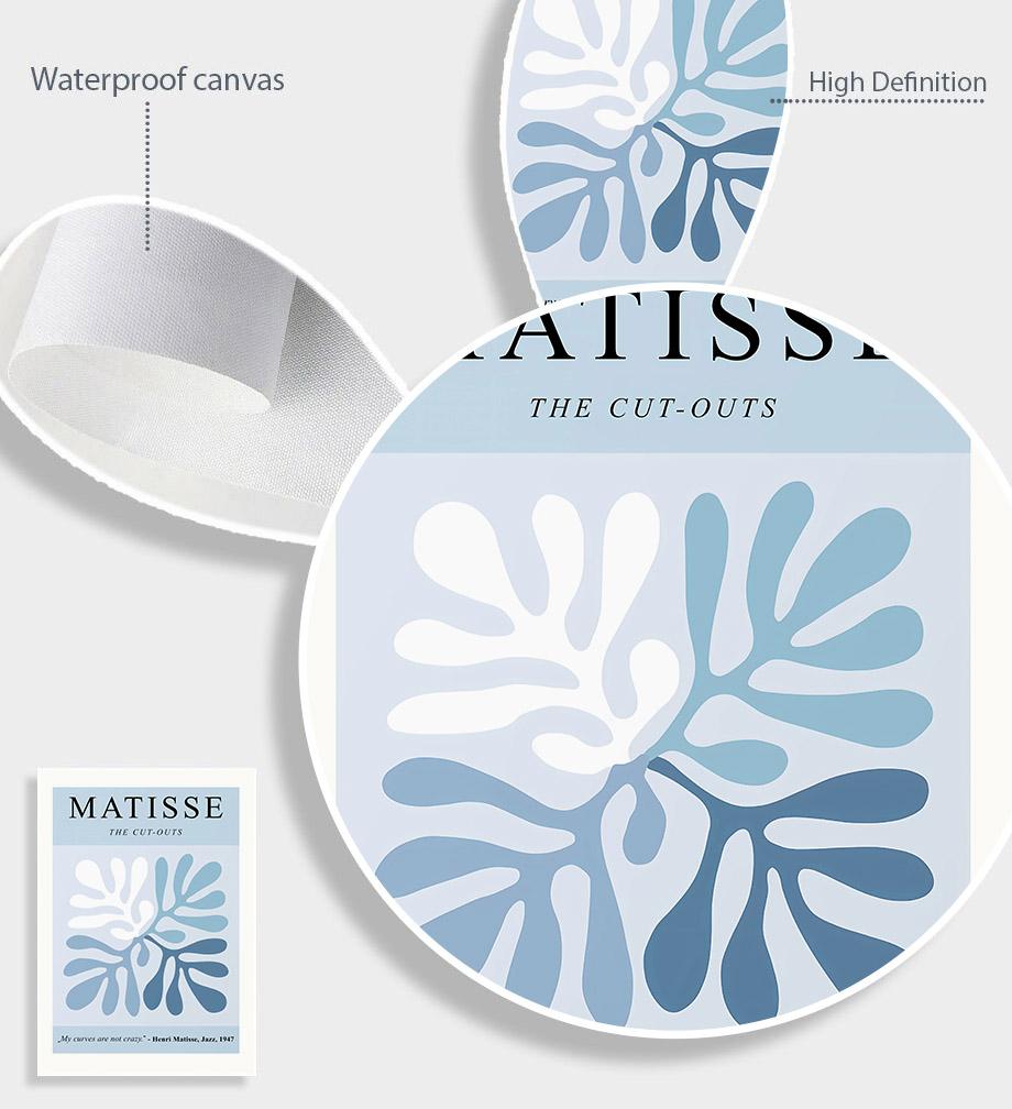 Abstract Matisse Flower Market Girl Coral Leaf Wall Art Canvas Painting Nordic Posters And Prints Pictures For Living Room Decor