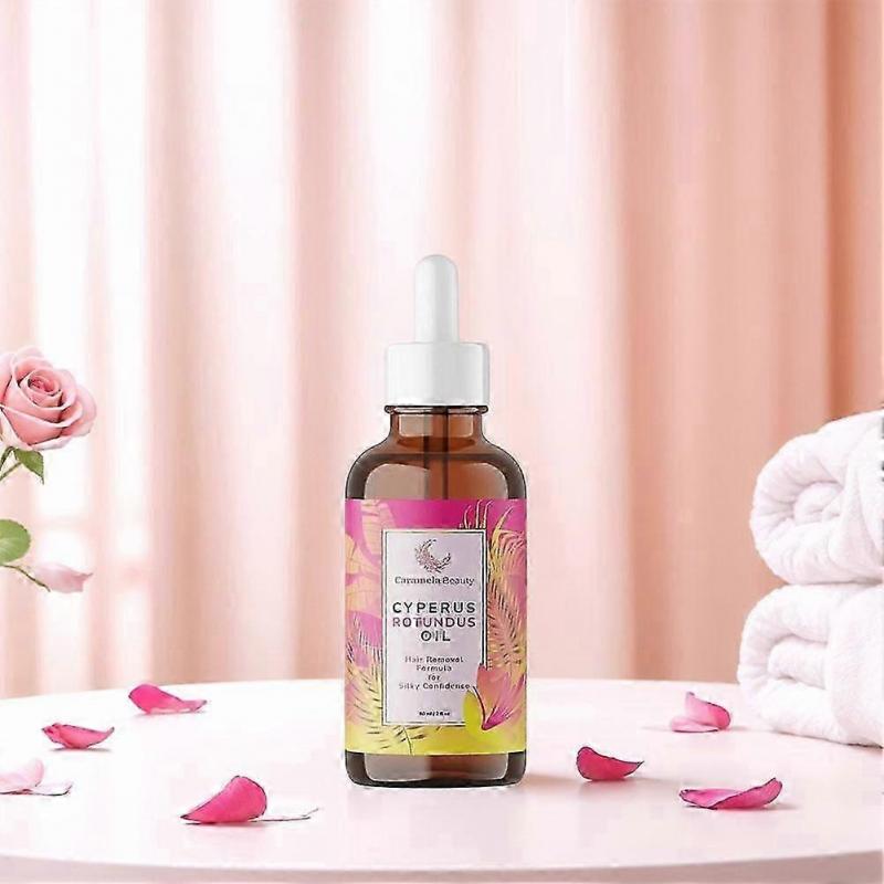 Cyperus Rotundus Öl 60ml Natürlich Nach der Haarentfernung Hauterholung Beruhigt Rötungen Spendet den Follikeln Feuchtigkeit Beugt eingewachsenen Haaren vor Duftfrei