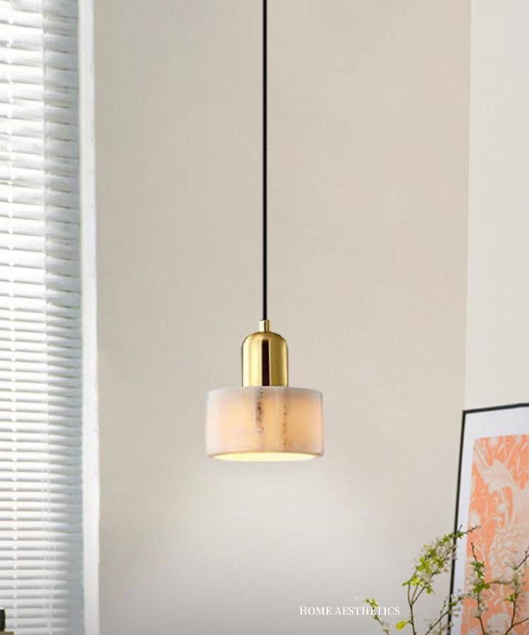 Nordic Light Luxury Alabaster Chandelier for Living Room, Bedroom, or Restaurant