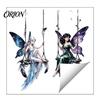 Decorative Wall Decals Swing Fairy Switch Sticker, PVC Self Adhesive Decal for Light And Socket Panels, Romantic Bedroom Decorations Art Decor