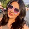 Pearl Heart Shaped Love Sunglasses Women Party Favors Vintage Party Glasses Holiday Beach Sun Glasses