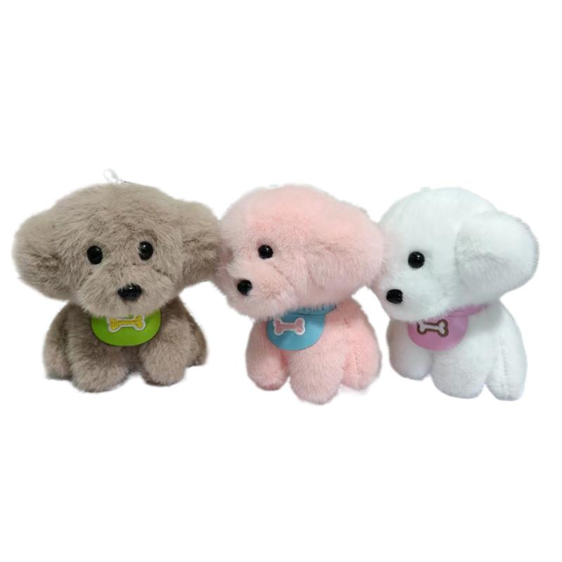 

Cartoon Cute Scarf Puppy Plush Dolls Toy Pendant Backpack Hangings Decoration Gifts