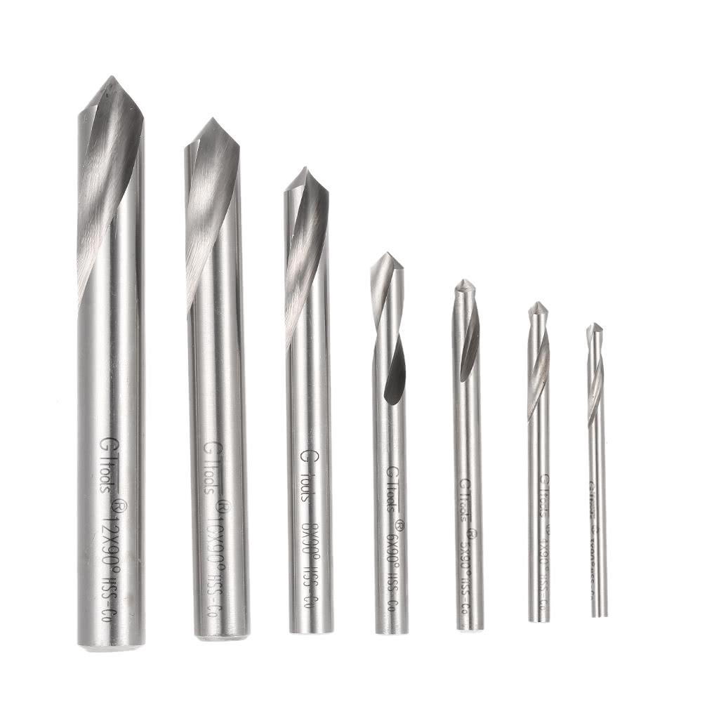 Uxcell 3Pcs 9.2mm Cutting Dia Round Shank High-Speed Steel Cobalt