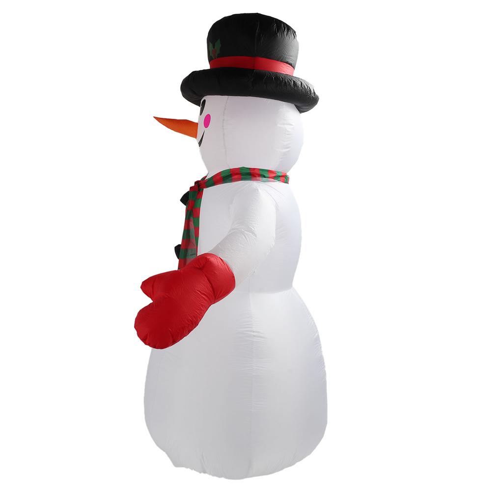 8FT Tall Christmas Inflatable Snowman Christmas Inflatables Outdoor Decorations Courtyard Yard