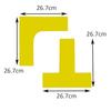 BIDSTUDIO Court Line Marker Kit for Pickleball Net Courts, Practice, Set of 12