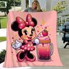 1pc Minnie Printing Blanket - Soft, All-Season Throw for Office Blanket, Car, Travel