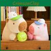 Capybara Sporty Plush Toy Cute Doll Girls Kids Sleeping Companion Gift Birthday