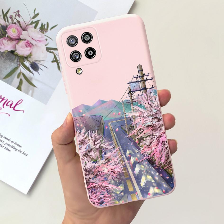 For Samsung Galaxy A22 4G Case A 22 SM-A225F Cover Fashion Marble Funda Soft Silicone Cover on Samsung A22 5G SM-A226B A22s Capa