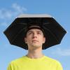 Cappello ad Ombrello Portatile Antivento Protezione Solare Pesca Ombrello da Testa Cappello ad Ombrello da Testa Giardinaggio