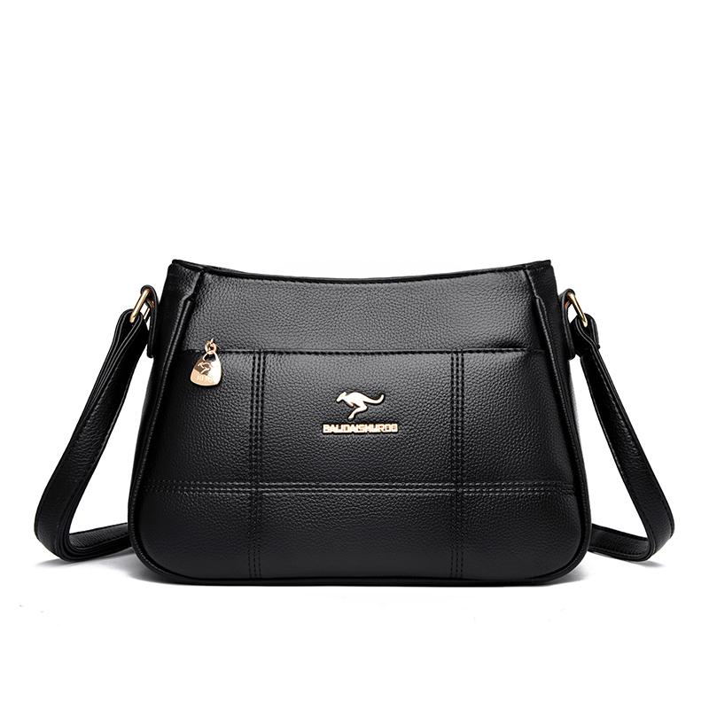 Casual Soft PU Leather Bag, Fashionable Women's Shoulder Bag, Casual Crossbody Bag Suitable for Daily Use, Shopping, Commuting