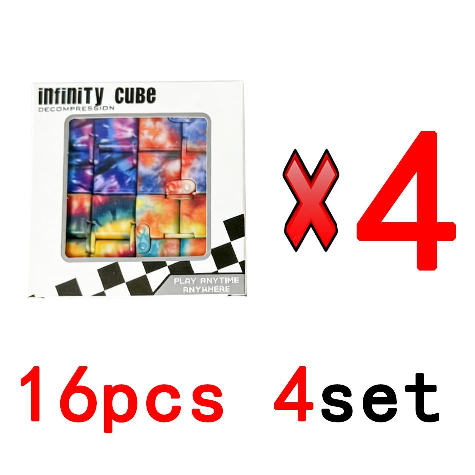 Infinity Cube Flip Adhd Anxiety Toy Fingertips Game Puzzle Antistress Magic Finger Fidget Autism Hand Gift For Children