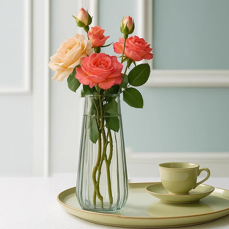 Li Lang Light Luxury Transparent Flower Vase