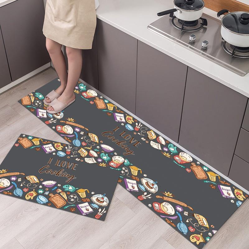 Tapetes da moda Tapete simples Estilo nórdico Tapete de cozinha Tapete doméstico Tapete moderno Decoração para casa