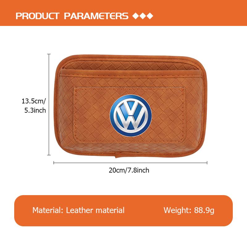Car Sticker Hub Caps Car Side Door Storage Box Stowing Tidying Hanging Holder For Volkswagen VW Golf 4 5 6 7 Polo Jetta Sagitar fshm03 knuz4