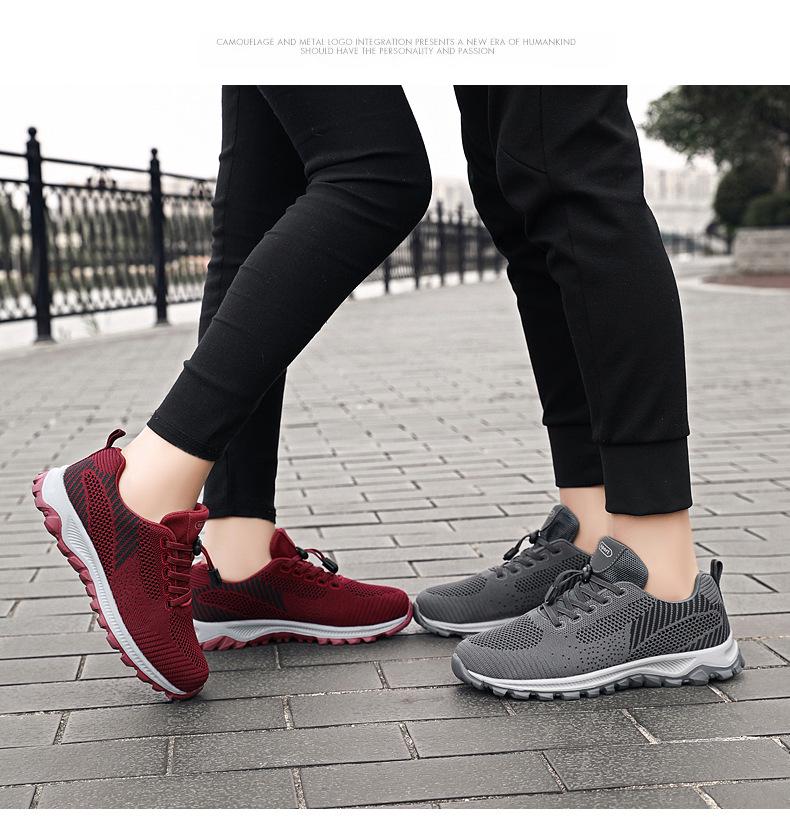 Men's Comfort Walking Shoes for Travel - Soft Sole & Elderly-Friendly Gift, Couples Sports Sneakers