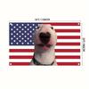 2x3ft 3x5ft Funny Dog Lover Flag Humorous Pet Polyester Banner for Wall Decor Pet Parties Cafe Hanging with 4 Brass Grommets