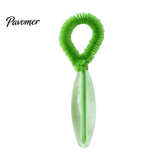 Navel Cleaning Tool Belly Button Brush, Soft Bristle Cleaner with Anti Slip Mini Grooming Beaded Handle, Portable Body Care for Travel, Cute