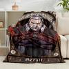 1PC wizard dragon Flannel Blanket Gift, Suitable for Both Men And Women, Soft Ideal for Beds And Sofa, Birthday Or Christmas Gift