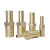 Reduce Tube Barbed 4/5/6/8/10/12/14/16/19/25/32mm Brass Hex Tube Reducer Hose Fitting for Fuel Gas Water