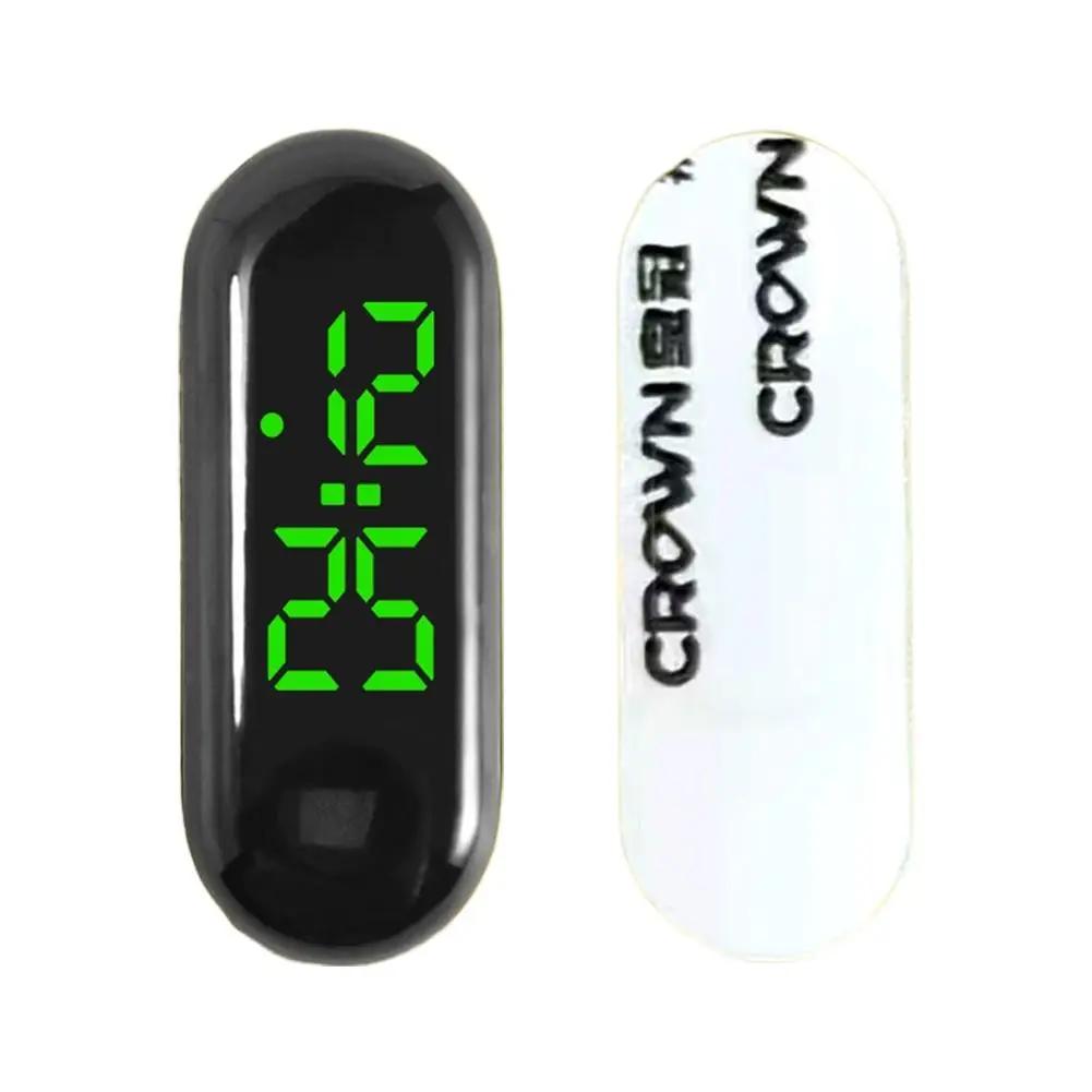 Luminous Motorcycle Car Clock Auto Internal Stick-On Waterproof Watch Quartz Auto Clocks Accessories Ornament Car Mini Mech T1L2