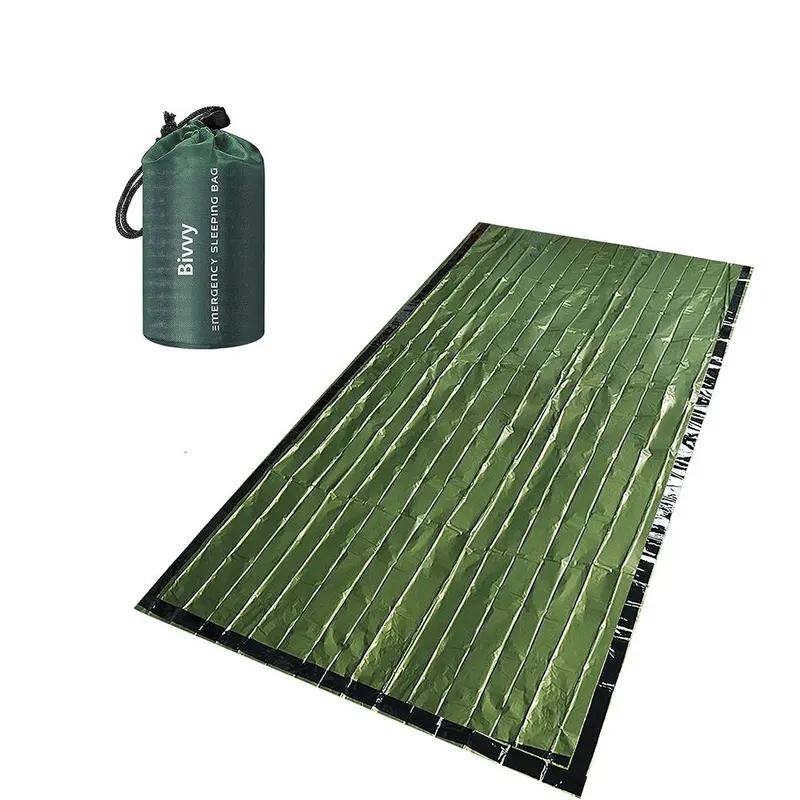 Waterproof Lightweight Thermal Emergency Sleeping Bag Bivy Sack - Survival Blanket Bags Camping, Hiking, Outdoor, Activities