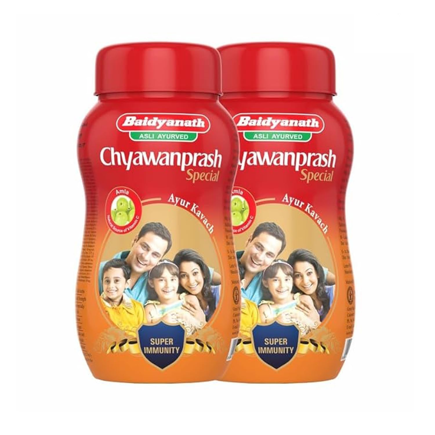 

Baidyanath Asli Ayurved Chyawanprash Special 500 g X Pack of 2 Natural Immunity Booster Herbal Energy Stamina