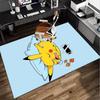 Cute Pika Adventure Office Rug Chair Mat, Game Carpet, Suitable for Front Door, Bedroom, Living Room, Desk, Holiday Gift