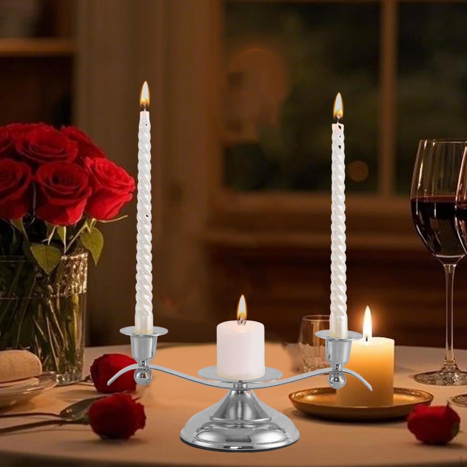 

Подсвечник-канделябр, центральный элемент стола, скандинавский металлический подсвечник, столб для дня рождения серебряный