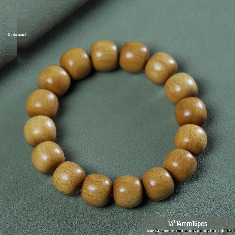 Temple Sandalwood Multi-Treasure Buddhist Rosary Beads Bracelet - Wenge Accessories Gift