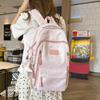 Schoolbag Japanese and Korean Ins Harajuku High Value Large Capacity Letter Printing Junior High School High School Student Schoolbag Female Backpack