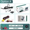 GreenYi 170 Degree AHD 1920x1080P White Vehicle Rear View Camera Metal Body Car Reverse Fisheye Lens Camera