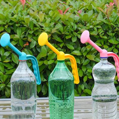 Bottle Cap Sprinkler Dual Head Non-slip Ergonomic Handle Replacement Smooth Pouring Evenly Watering Plastic Bonsai Plants Watering Can Spout