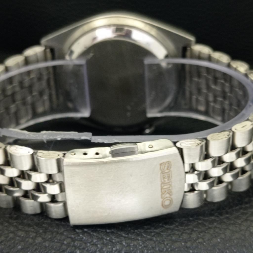 GENUINE VINTAGE SEIKO 5 AUTOMATIC 7019A JAPAN MENS GOLDEN DIAL WATCH a702623-1 R209-a702623