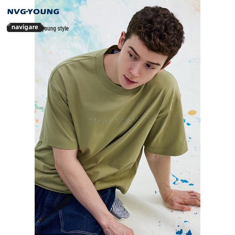 Navigare Italia Men s Heavyweight Cotton Short Sleeve T-Shirt XXL 6070₽