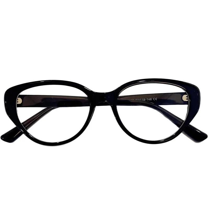 Retro Cat Eye Presbyopic Reading Glasses Anti Blue Light Fashionable Ultra Light Unisex Transparent Eyewear