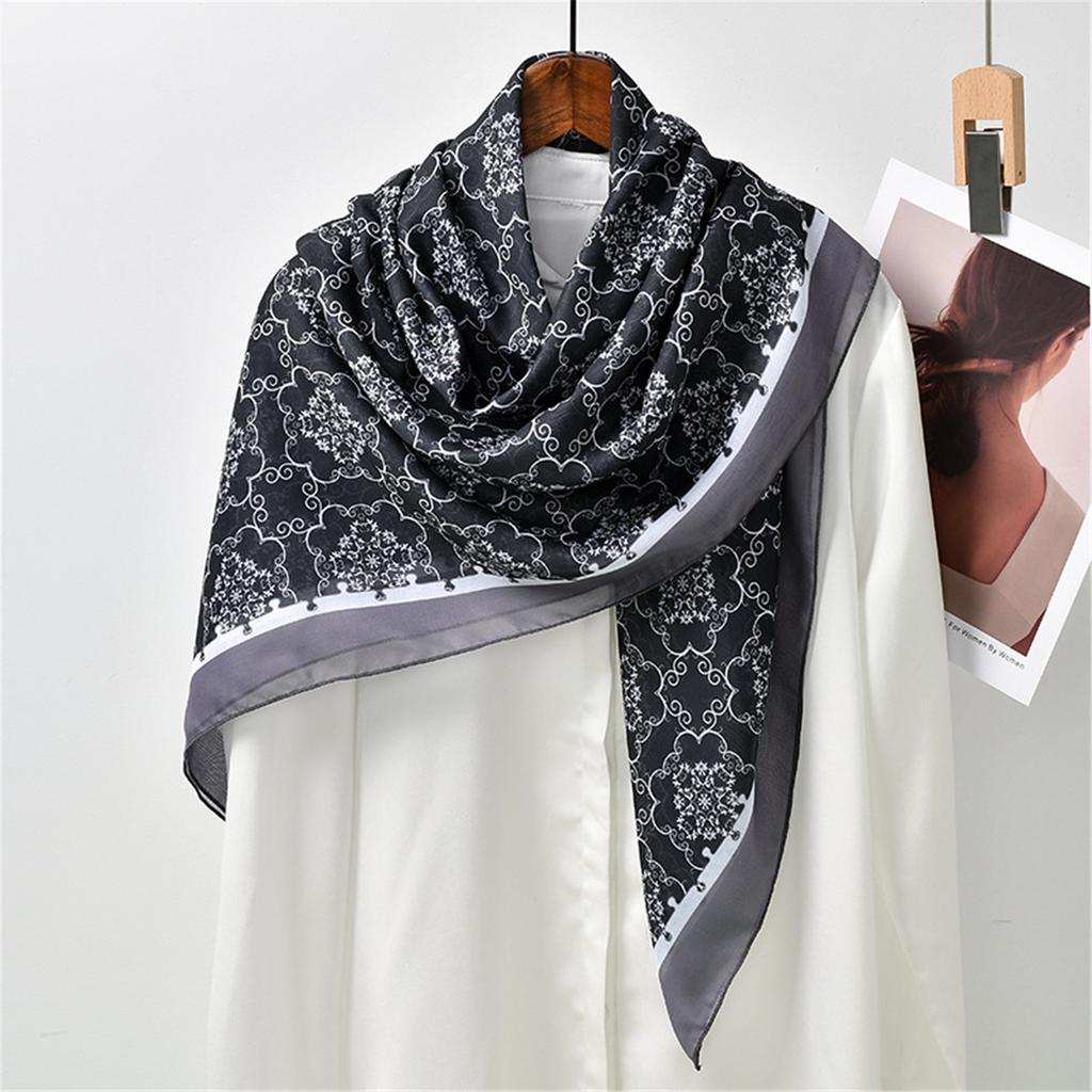 Malaysia Turban Wrap Cloth Convenience Head Scarf Lightweight Square Neck Scarf Soft and Breathable Neckerchief