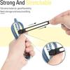 6-120PCS Reusable Cable Ties Flexible Cord Organizer Straps for Home Office Travel and Electronic Device Wire Management