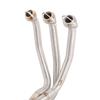 For Adventure CFMOTO 675SR 2024-2025 657NK 2025 Motorcycle Slip On Exhaust System 51 Muffler Header Link Pipe Stainless Steel