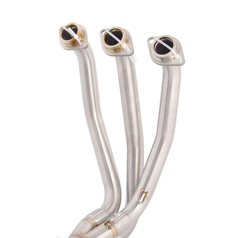 For Adventure CFMOTO 675SR 2024-2025 657NK 2025 Motorcycle Slip On Exhaust System 51 Muffler Header Link Pipe Stainless Steel